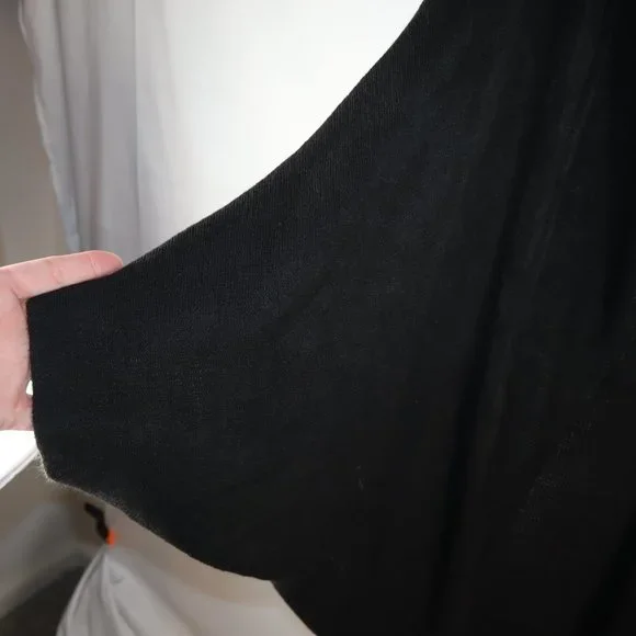 Layers by Lizden Marvelush Black Knit Cocoon Cardigan Women's Size XL/1X-NWOT - Picture 10 of 11